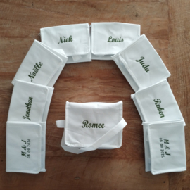 Koeltasjes met naam