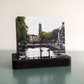 Luxe onderzetter: De Dom vanaf de Weerdsluis