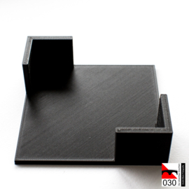 3D geprinte tafelhouder geschikt voor maximaal 8 onderzetters