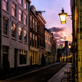 Luxe onderzetter 25: De Haverstraat in het avondlicht