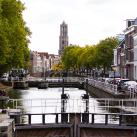 Luxe onderzetter: De Dom vanaf de Weerdsluis