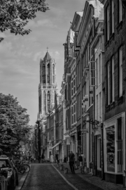 Ansichtkaart 55: De gerestaureerde Dom vanaf de Oudegracht