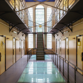 Luxe onderzetter 26: Interieur gevangenis Wolvenplein