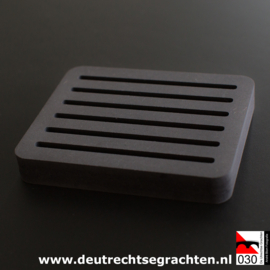 Functionele en decoratieve tafelhouder voor 6 onderzetters (LEEG)