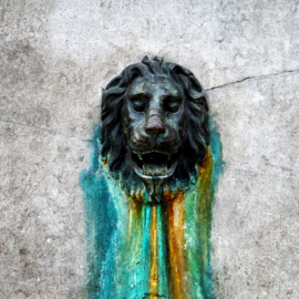 Luxe Onderzetter 23: De leeuw op de Mariapomp