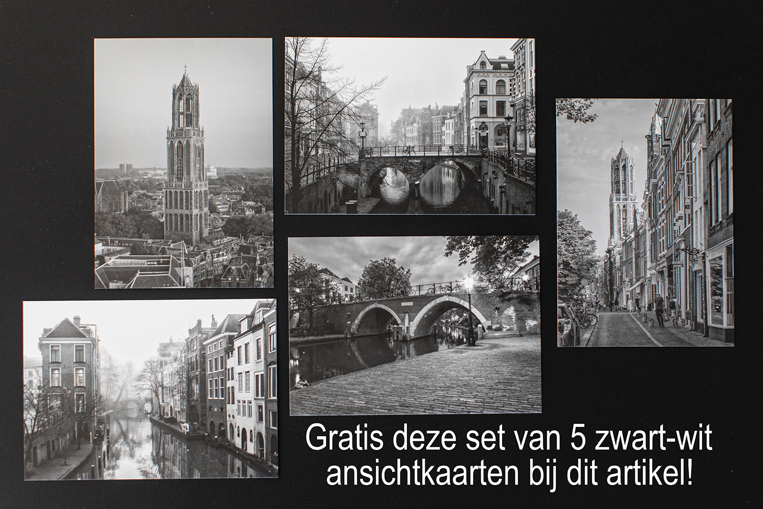 Onderzetterset 'Rondom De Dom' (incl. 5 ansichten gratis)