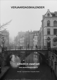 Verjaardagskalender Utrecht in zwart-wit