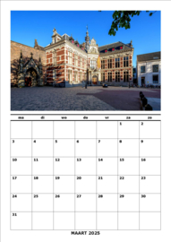 De Utrecht Kalender voor 2025