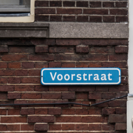 Luxe Onderzetter 54: Straatnaambord Voorstraat