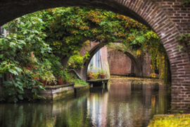 Aluminium Dibond Print 008: De Bruggen van de Kromme Nieuwegracht