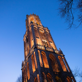 Luxe onderzetter: De Dom tijdens het blauwe uurtje