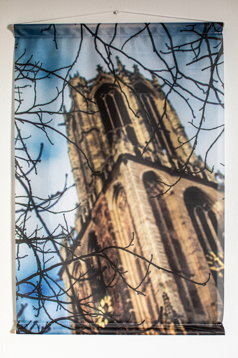 Textielposter 'De Dromerige Dom'.
