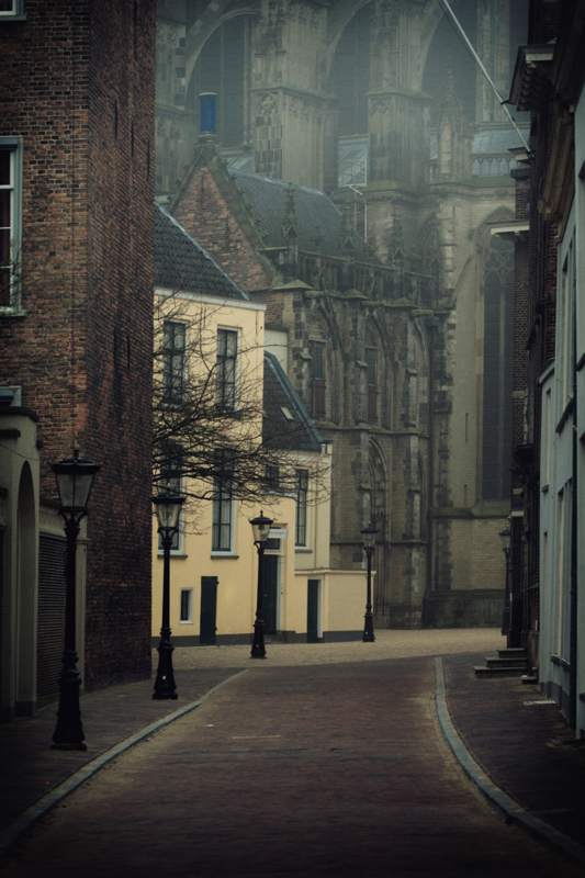 Ansichtkaart 037: Achter de Dom in Utrecht