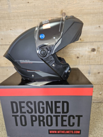 Atom 2 SV flip up systeem helm mat zwart [KOOPJESHOEK]