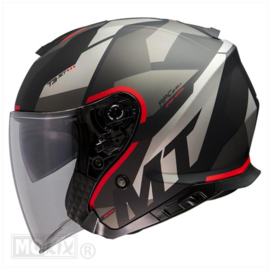 MT Thunder 3 SV Jet helm zwart/rood