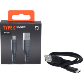 Laadkabel USB-C 60cm optiline A-kwaliteit 3A snellader
