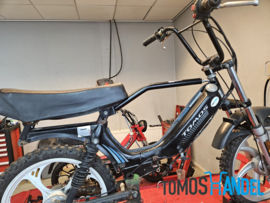 Stabilisatiestang bevestiging EBR Puch Maxi krom zwart