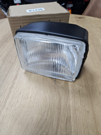 Vierkante koplamp DMP A35 gelijmd glas