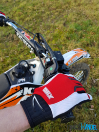 Handschoenen MKX cross brommer rood/wit