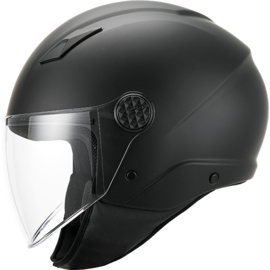 Vito Jet Uno Jet helm zwart XS/S/M/L/XL/XXL