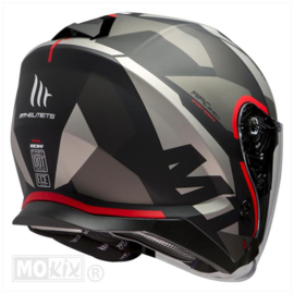 MT Thunder 3 SV Jet helm zwart/rood