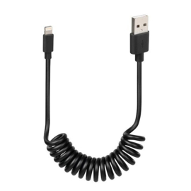 Laadkabel Apple 1m spring A-kwaliteit 3A snellader