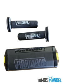 Barpad en handvatset protaper zwart (voor cross stuur)