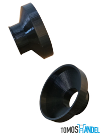 Adapter SHA carburateur naar 35mm aansluiting kelk