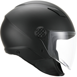 Vito Jet Uno Jet helm zwart XS/S/M/L/XL/XXL