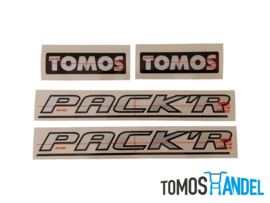 Stickerset Tomos Pack'R origineel