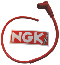 Bougiedop met kabel CR4 rood