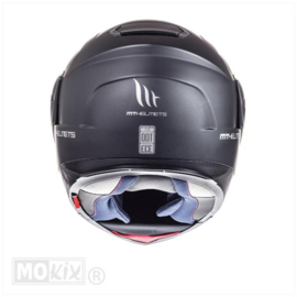 MT Atom SV systeem / flip up helm mat zwart