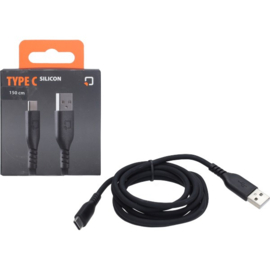 Laadkabel USB-C 150cm optiline A-kwaliteit 3A snellader