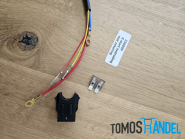 Kabelboom Tomos E-start bedrading met zekering T236809