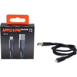 Laadkabel Apple 8 pin 60cm optiline A-kwaliteit 3A snellader