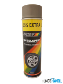 Motip spuitverf wheelspray grijs 500mL