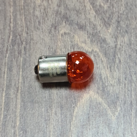 Lamp BA15S 12V 10W oranje knipperlicht