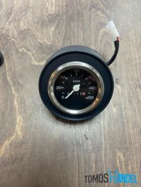 Snelheidsmeter / kilometerteller 60mm 120 km/h chroom