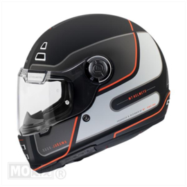 MT Jarama SV Baux mat zwart/rood integraal helm