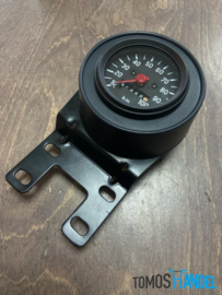 Snelheidsmeter / kilometerteller 60mm 100 km/h zwart