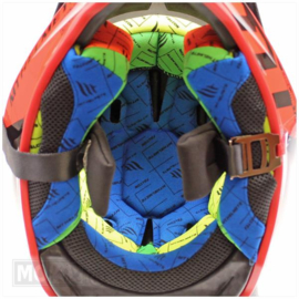 MT Falcon Warrior rood/zwart cross helm