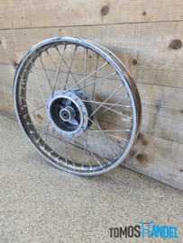 Voorwiel spaakvelg 16 inch Tomos Roadie / Classic