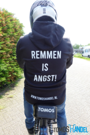 *ACTIE* Tomos Hoodie wheelie XS/S/M/L/XL/XXL met tekst