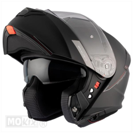 MT Genesis flip up systeem helm mat zwart