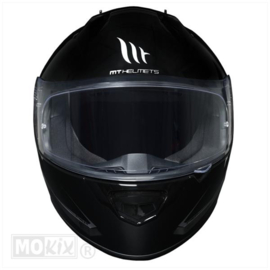 MT Stinger solid glans zwart integraal helm