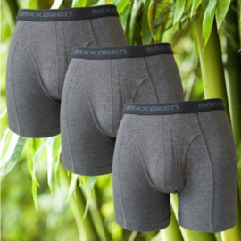 Boru Bamboo Maxx Owen boxershorts - 3-pack - grijs