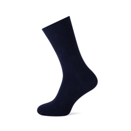 Basset katoenen diabetes sokken  - zonder elastiek - blauw