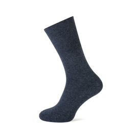 Basset katoenen diabetes sokken  - zonder elastiek - antraciet
