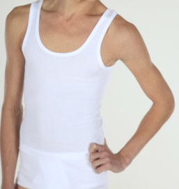 Beeren heren singlet - wit