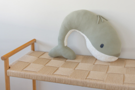 Voedingskussen | walvis Momo | eucalyptus